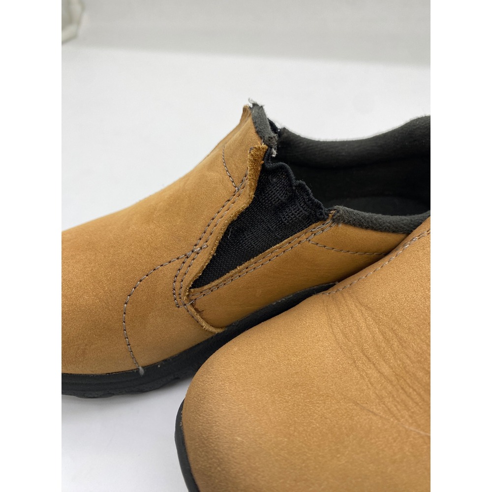 Merrell‎ Kids Jungle Moc Tan Suede Slip On Hiking Shoes Brown Kids Size 12.5 - Picture 4 of 9